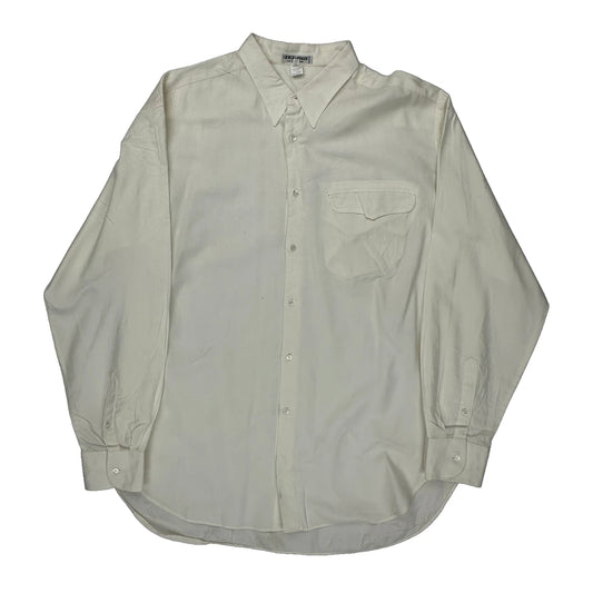 Giorgio Armani Shirt - XL Cream Cotton