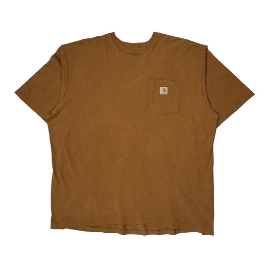 Carhartt T-Shirt - 2XL Brown Cotton