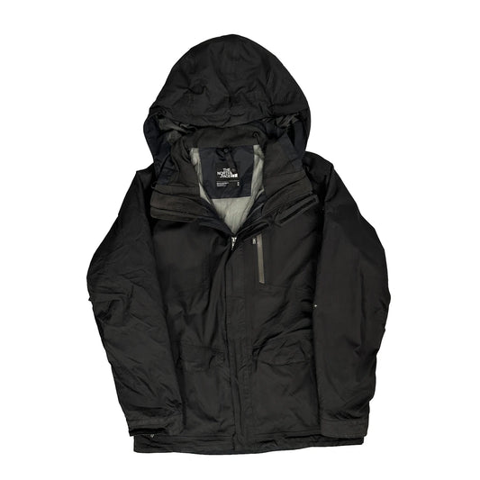 The North Face Waterproof Jacket - Medium Black Polyester