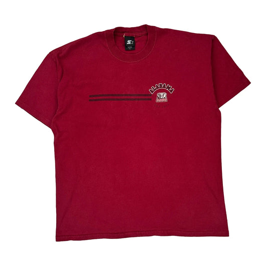 Alabama Starter College T-Shirt - XL Red Cotton