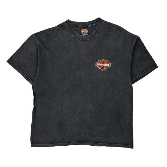 Brunswick Harley-Davidson Troy, N.Y. Harley Davidson Graphic T-Shirt - XL Black Cotton