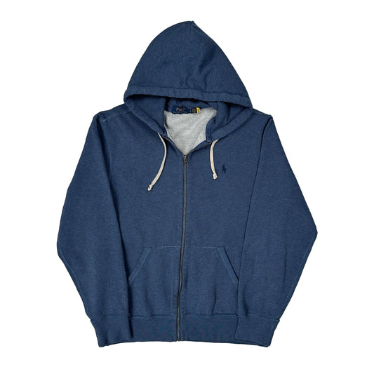 Polo By Ralph Lauren Hoodie - Large Blue Cotton