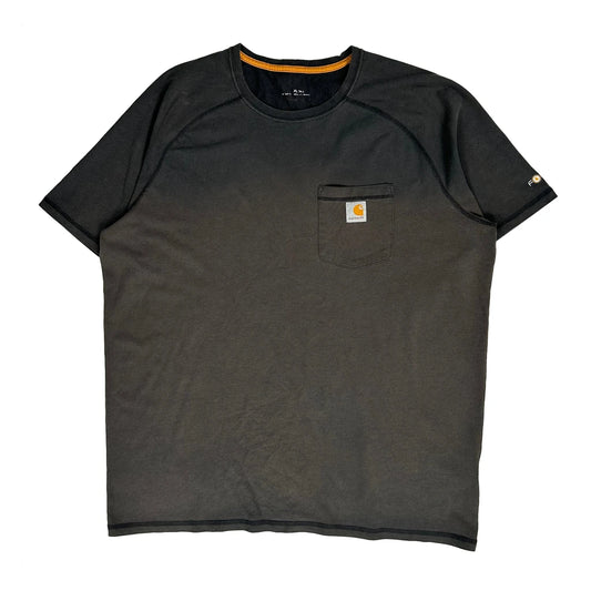 Carhartt Tall T-Shirt - XL Black Cotton