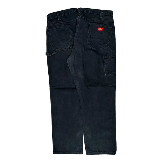 Vintage Dickies Carpenter Trousers - 42W 32L Black Cotton