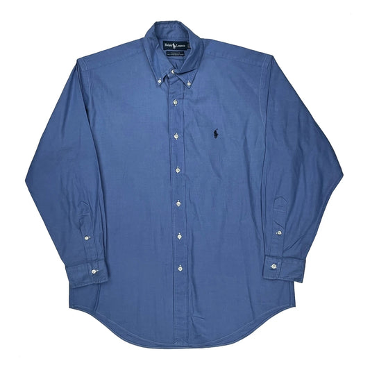 Yarmouth Ralph Lauren Shirt - Medium Blue Cotton