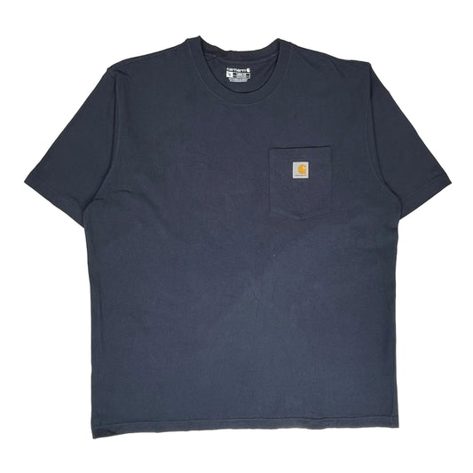 Carhartt T-Shirt - XL Navy Cotton