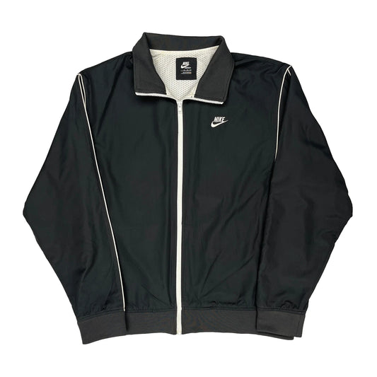 Nike Track Jacket - XL Black Polyester