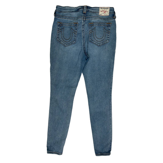 True Religion Skinny Jeans - 30W UK 10 Blue Denim