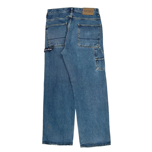 Nautica Carpenter Jeans - 32W 30L Blue Cotton