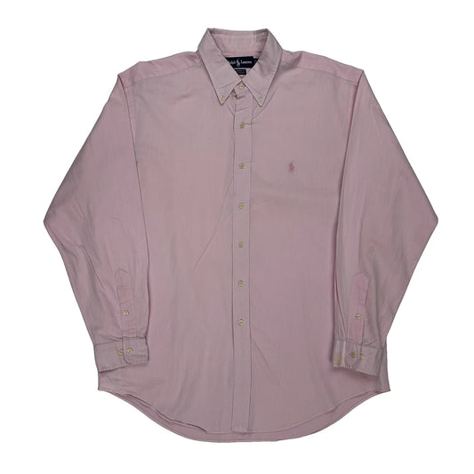 Ralph Lauren Shirt - Large Pink Cotton