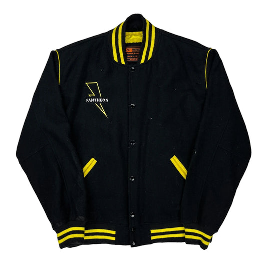 Pantheon Clothoo Varsity Jacket - Large Black Wool