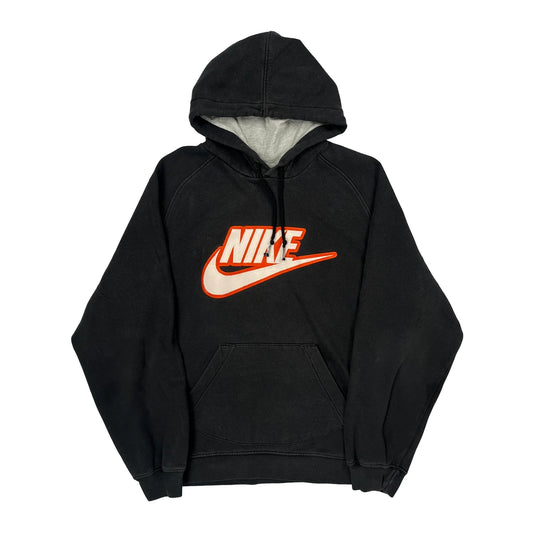 Nike Spellout Hoodie - Medium Black Cotton