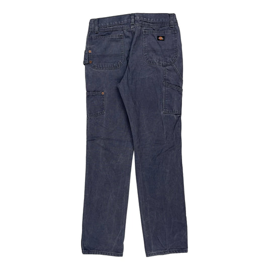 Dickies Carpenter Trousers - 29W UK 10 Blue Cotton