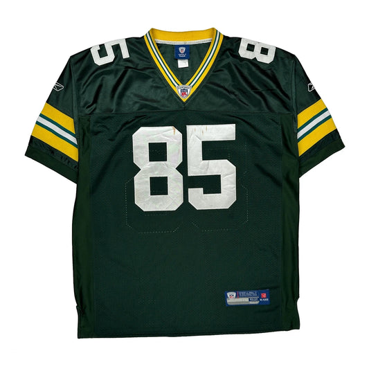 Green Bay Packers Reebok Football Jersey - 2XL Green Polyester