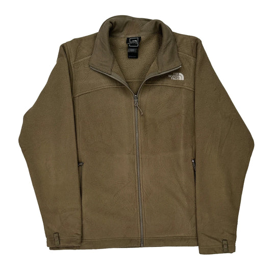 The North Face Fleece Jacket - XL Brown Polyester