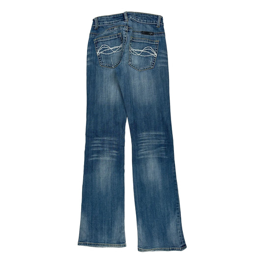 Unbranded Boot Cut Jeans - 25W UK 4 Blue Cotton Blend