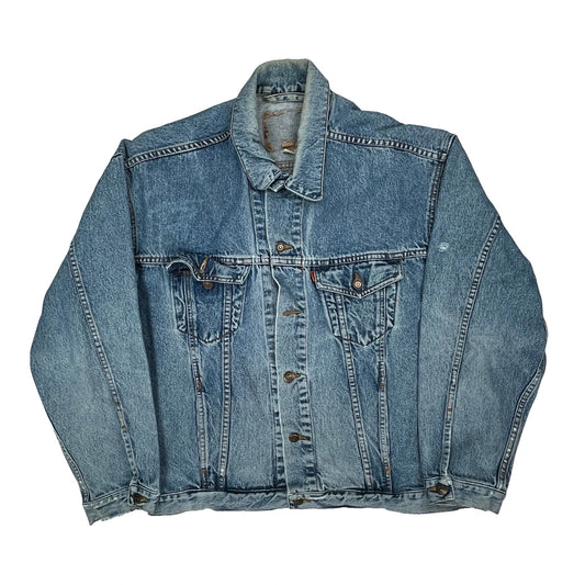 Levis Denim Jacket - XL Light Wash Cotton