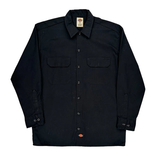 Dickies Shirt - Medium Black Cotton