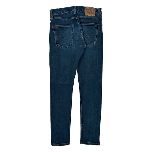Levis Skinny Fit Jeans - 28W 30L Blue Cotton