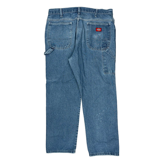 Dickies Carpenter Jeans - 35W 29L Blue Denim
