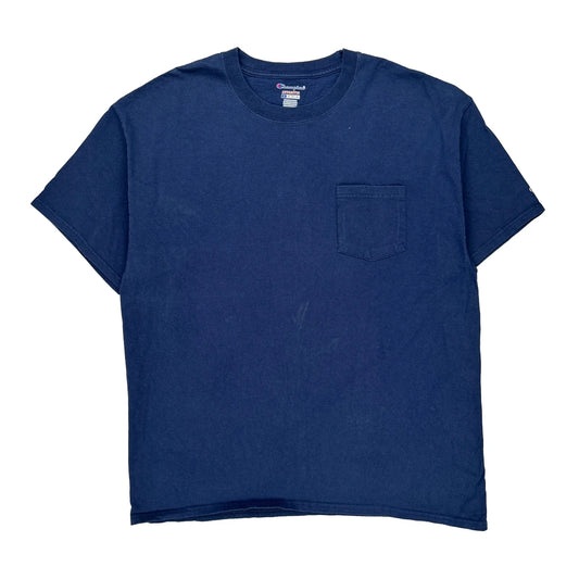 Champion T-Shirt - XL Blue Cotton