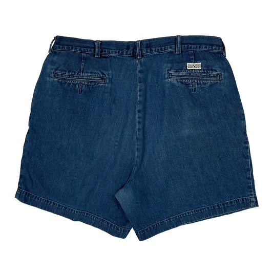 Polo By Ralph Lauren Denim Shorts - 36W 7L Blue Cotton