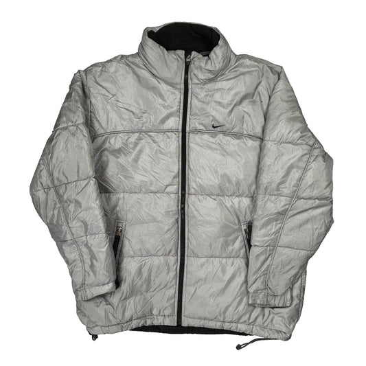 Nike Puffer - Large Gray Polyester