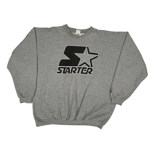 Starter Sweatshirt - 2XL Grey Cotton Blend