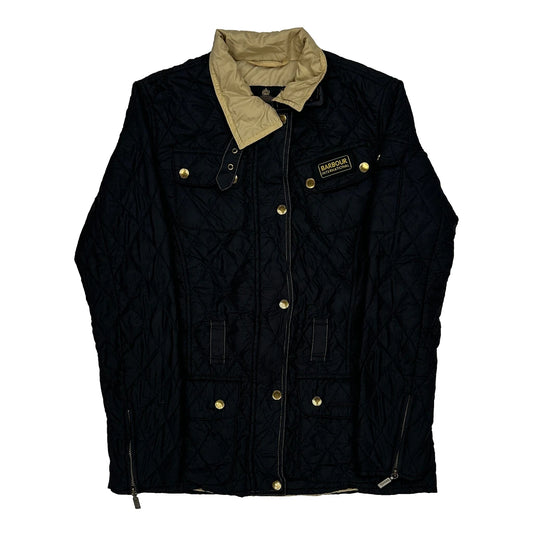 Barbour Quilted Jacket - Small Black Polyester