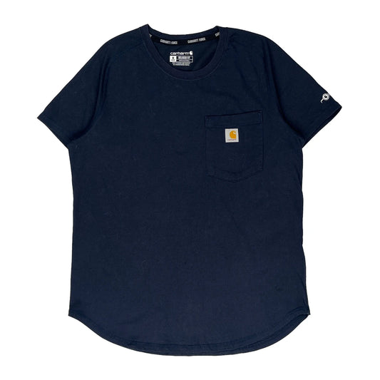 Carhartt T-Shirt - Medium Navy Cotton