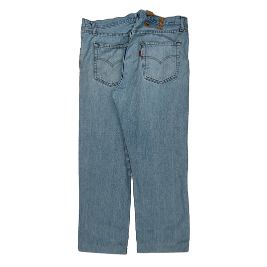 501 Levis Jeans - 33W 30L Light Wash Denim