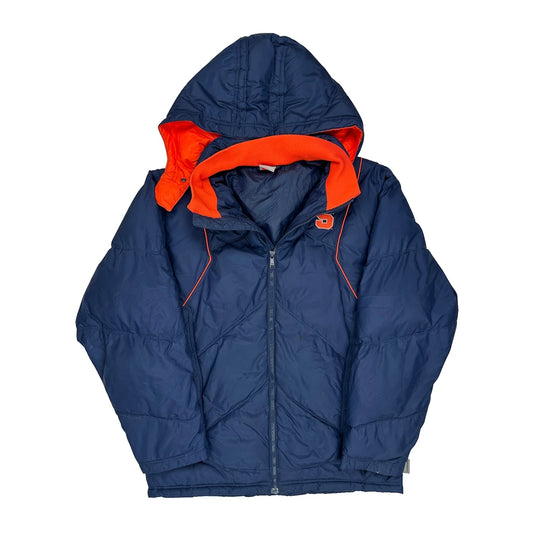 Syracuse Nike Spellout Puffer - Medium Blue Polyester