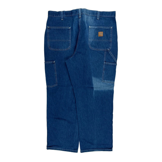 Carhartt Carpenter Trousers - 38W 28L Blue Cotton