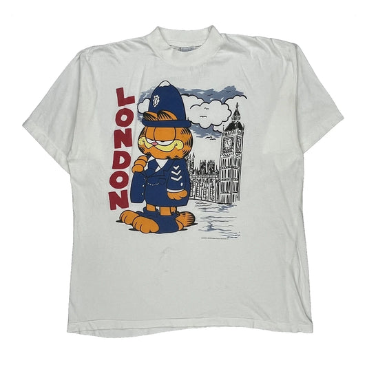 Garfield London Pure Apt Cartoon T-Shirt - No Size White Cotton