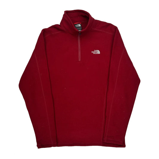 The North Face Fleece - Medium Red Polyester