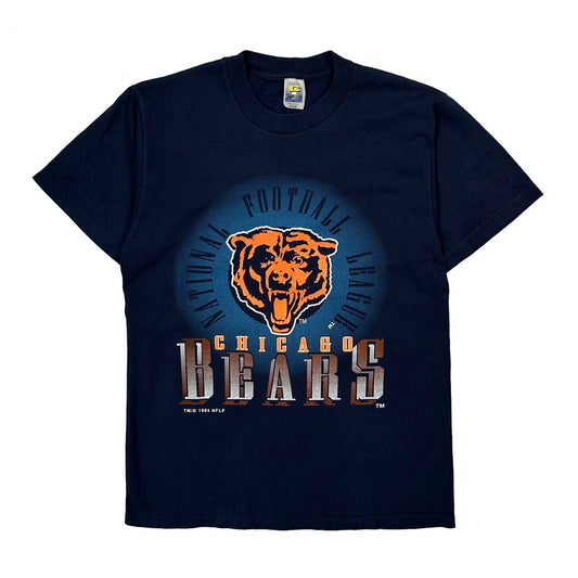 Made In USA Competitors View Nfl T-Shirt - Medium Navy Cotton