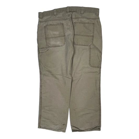 Blue Mountain Cargo Trousers - 38W 30L Khaki Cotton
