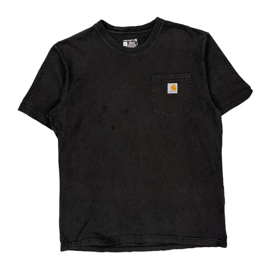 Carhartt T-Shirt - Medium Black Cotton
