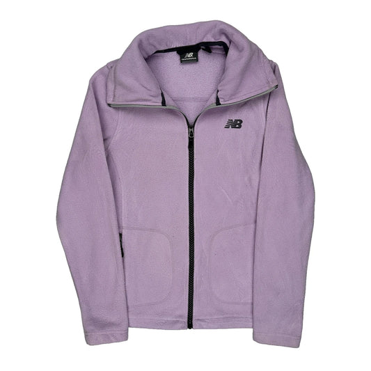 New Balance Fleece Jacket - Small Purple Polyester