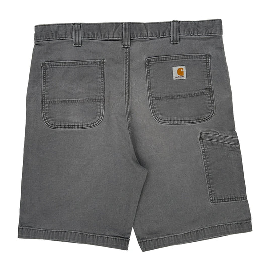 Carhartt Carpenter Shorts - 36W 10L Grey Cotton
