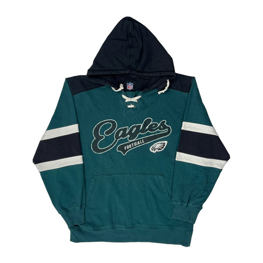 Philadelphia Eagles Nfl Graphic Hoodie - XL Green Cotton