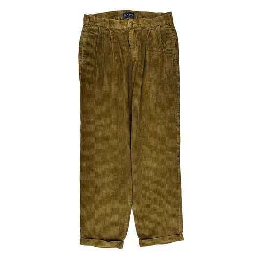 Gant Cord Trousers - 28″ Waist Brown Cotton
