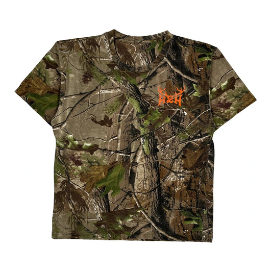 Vintage Hunting Realtree Camo T-Shirt - Large Camo Cotton