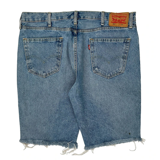 Levis Denim Shorts - 38W 9L Light Wash Cotton