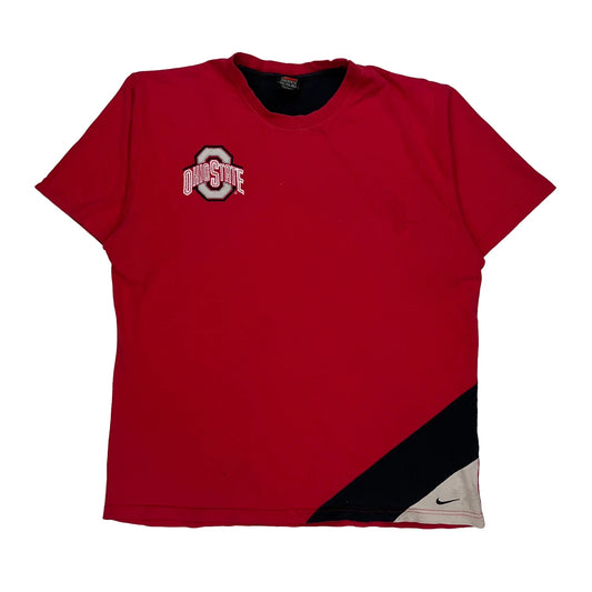 Ohio State Nike College T-Shirt - 2XL Red Cotton