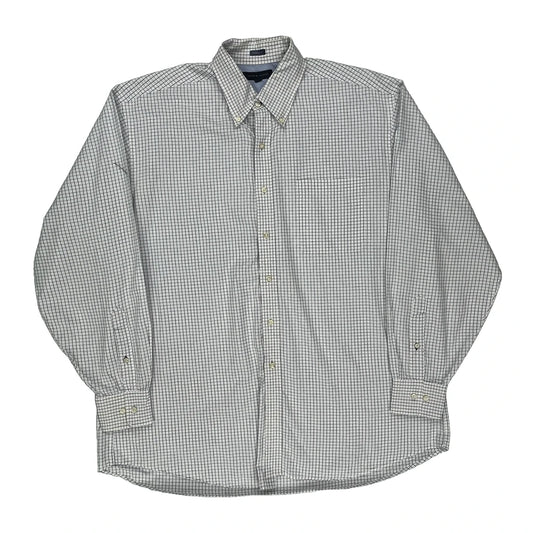 Tommy Hilfiger Checked Shirt - XL Blue Cotton