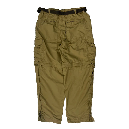 Rei Convertible Cargo Trousers - 30W 29L Khaki Nylon
