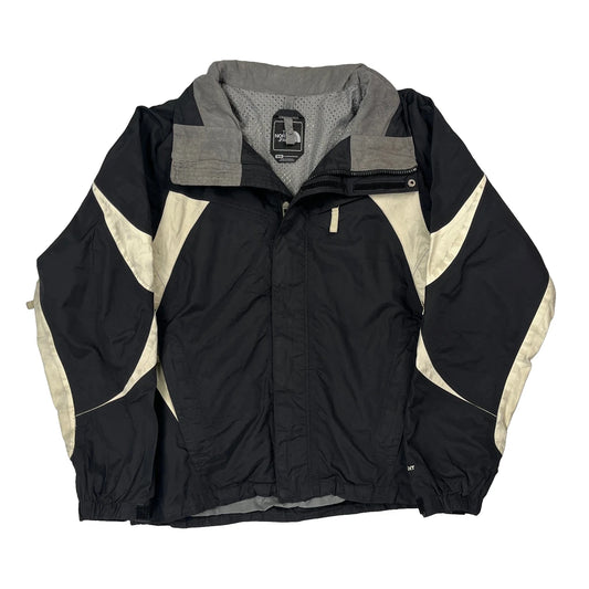 Vintage The North Face Windbreaker - Medium Black Polyester