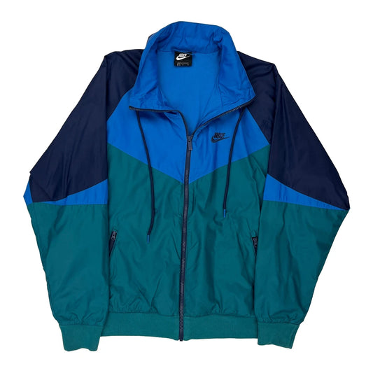 Nike Jacket - Large Blue Polyester