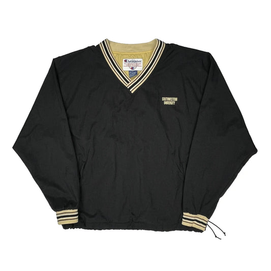 Southwestern University Champion College Windbreaker - XL Black Nylon